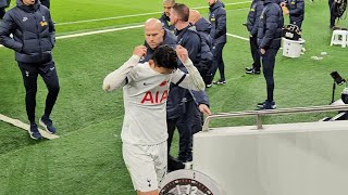 FULLTIME Tottenham 14 Chelsea The Players After the Game Spurs Fans Sing Despite Defeat [upl. by Iot255]