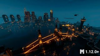 GOTHAM CITY  Minecraft indonesia [upl. by Baler824]