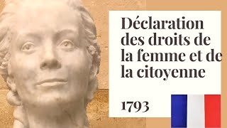 Féministe en 1793  découvrez Olympe de Gouges feminism [upl. by Nairot]