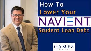 How To Lower Navient Student Loan Debt  Navient Student Debt Help [upl. by Sivaj]