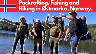 Packrafting Fishing and Hiking in Ostmarka Norway Episode 1 [upl. by Euginomod170]