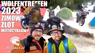 Wolfentreffen 2023 Elefantentreffen po polsku Zimowy zlot motocyklowy przy ⛄⛄°C Moja nowa miłość [upl. by Mayworm662]