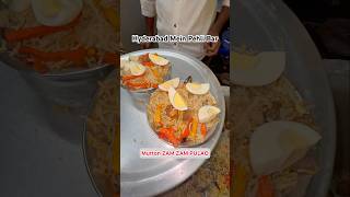 Hyderabad Mein Pehli Bar Mutton Zam Zam Pulao ytshorts viralvideo food [upl. by Ardnohsed182]