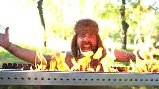 EXTREME Cooking  ARROSTICINI  SKEWERS  CRAZY MAN  BBQ  FIRE  GRILLING [upl. by Akeyla]