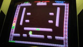 Bubble Bobble Arcade Bootleg Board Game Play [upl. by Tobey769]