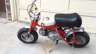 Honda Z50 mini trail Z 50 minitrail K0 1968 [upl. by Guss]