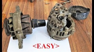 BOSCH Alternator Repairing with simple tools  Full Working  Explaination amp Testing [upl. by Alaric]