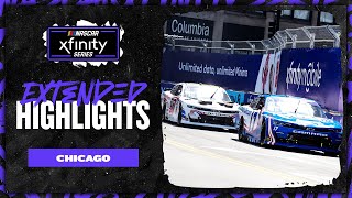 NASCAR Official Xfinity Series Extended Highlights from Chicago  The Loop 110 [upl. by Ethelind606]