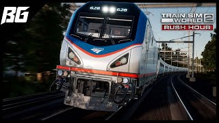 Amtrak Boston Sprinter ACS64  Train Sim World 2 Rush Hour  FIRST LOOK [upl. by Anelegna]