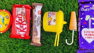 Satisfying video Asmr Lollipops candy and chocolate gummy candy and Unboxing video [upl. by Verna]