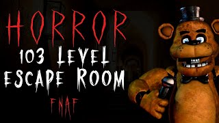 FNAF 103 Level Escape Room HORROR [upl. by Aleek281]