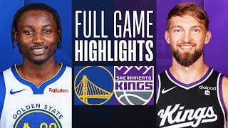 WARRIORS at KINGS  NBA PRESEASON FULL GAME HIGHLIGHTS  October 15 2023 [upl. by Ennazus33]