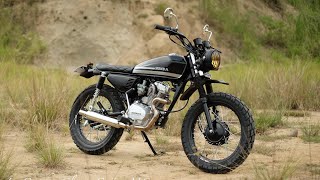 HONDA TMX 125 ALPHA “ SCRAMBLER” by La Garahe  Classic Custom MC [upl. by Rosie]