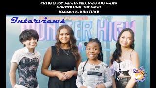 Hanadie K interviews Cici Balagot Miia Harris Mayah Damasen about Monster High The Movie [upl. by Micaela834]