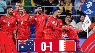 AsianQualifiers  Road To 26  Group C  Australia 01 Bahrain [upl. by Nedle505]