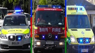 Best of 2015 Emergency Vehicle Compilation Video [upl. by Haneen715]