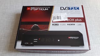 Opticum Nytro Box plus dvbt2c prijemnik [upl. by Lepp982]