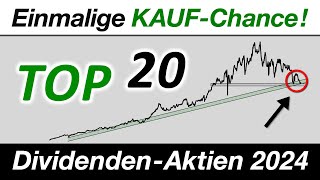 JETZT Kaufen TOP 20 DividendenAktien 2024 [upl. by Odnalra212]