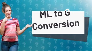 How to convert mL to g in chemistry [upl. by Hamimej744]