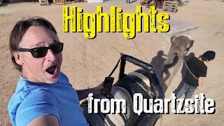 QUARTZSITE HIGHLIGHTS  My time in this quirky fun little town [upl. by Enomyar]