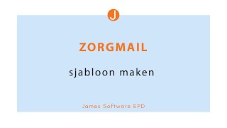 Zorgmail sjabloon maken [upl. by Trudnak]