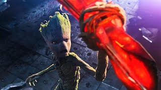 Making Stormbreaker  Groot Lifts Thors Axe  Avengers Infinity War 2018 Movie CLIP 4K [upl. by Pettit]