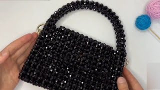 The new bag design for special events  Pearl Handmade Handbags Making a beaded bags♡ytviral diy [upl. by Llerrom]