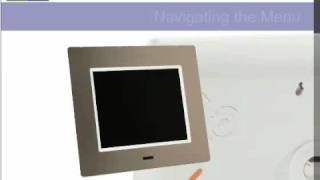 How to Program GiiNii 8 inch Thin Digital Picture Frame [upl. by Torrance]