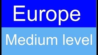 Countries and capitals quiz  Europe  Level Medium [upl. by Bugbee476]