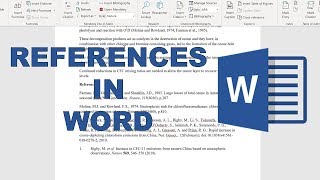 How to Create a Citation with Multiple Source References in Word [upl. by Namurt]