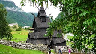 Norway  Borgund stavkirke stave church [upl. by Leind]