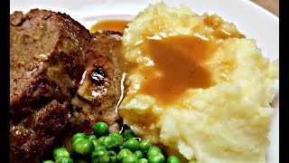 Mashed Potatoes and Brown Gravy Recipe  How to make Brown Gravy [upl. by Leyla]