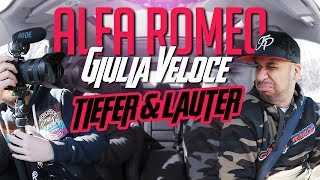 JP Performance  Alfa Romeo Giulia Veloce  Tiefer amp Lauter [upl. by Karole69]