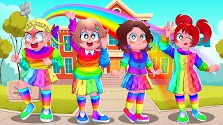 Roblox  Brookhaven But You Can Only Wear Rainbow [upl. by Macrae222]