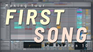 Making Your FIRST Song in Ableton Live 10 Using Default Ableton PluginsInstruments [upl. by Hanahs]