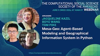 CSSSA Tutorials MesaGeo AgentBased Modeling and Geographical Information System in Python [upl. by Oiramrej]