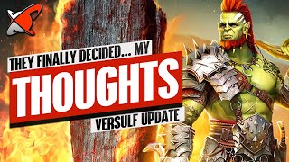 PLARIUM FINALLY MADE THEIR DECISION MY THOUGHTS  Versulf Fusion Update  RAID Shadow Legends [upl. by Adian]