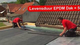 Zelfbouwdak  gemakkelijk zelf je EPDM plat dak leggen [upl. by Alleyn]