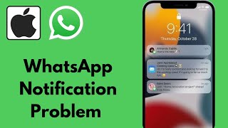 How to Fix WhatsApp Notification Problem  WhatsApp Notification Problem In iPhone [upl. by Kenric]