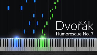 Dvořák  Humoresque No 7 Piano Tutorial [upl. by Ytsirt358]