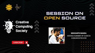 Open Source Session  GSOC  Code4GovTech [upl. by Aihsened]