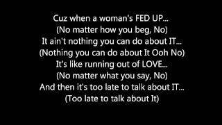 RKELLY  WHEN A WOMANS FED UP LYRICS ON SCREEN [upl. by Manlove327]