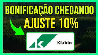 KLBN4  KLABIN CORREÇÃO 10 DATA EX BONIFICAÇÃO DIVIDENDOS Maio dividendos klabin klbn11 [upl. by Marie530]