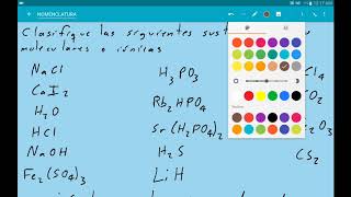 ¿Cómo clasificar los compuestos como sustancias moleculares y sustancias iónicas [upl. by Ezitram]