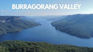 Burragorang Valley Lookout 4K Cinematic Flight [upl. by Pruter]