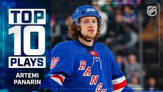 Top 10 Artemi Panarin Plays from 201920  NHL [upl. by Urata]