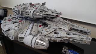 Lepin UCS Millennium Falcon 05132 Review [upl. by Aremmat]