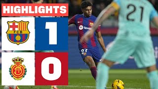 FC BARCELONA 1  0 RCD MALLORCA  RESUMEN LALIGA EA SPORTS [upl. by Anawyt110]