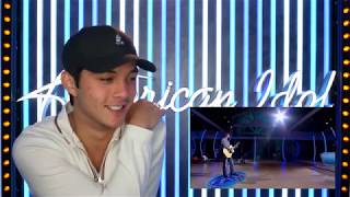 Laine Hardy REACTS To His First Audition  American Idol 2019 on ABC [upl. by Grega]