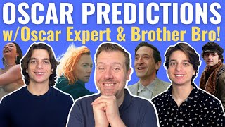 Early Acting Oscar Predictions with Oscar Expert amp Brother Bro [upl. by Lottie]